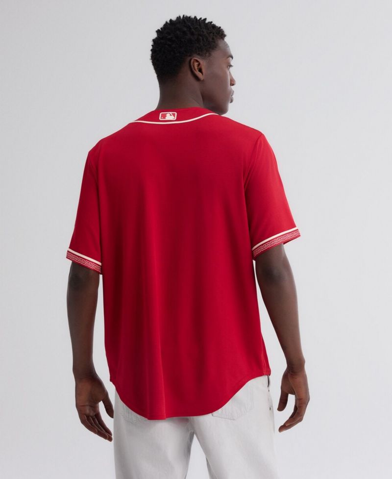 Men's Red Texas Rangers 2026 City Connect Stadium Jersey