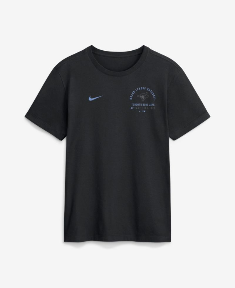 Men's Black Toronto Blue Jays Split Logo T-Shirt