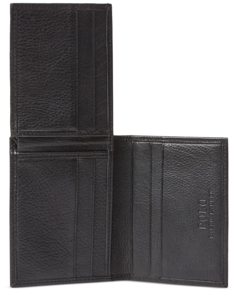 Men's Pebbled Leather Billfold