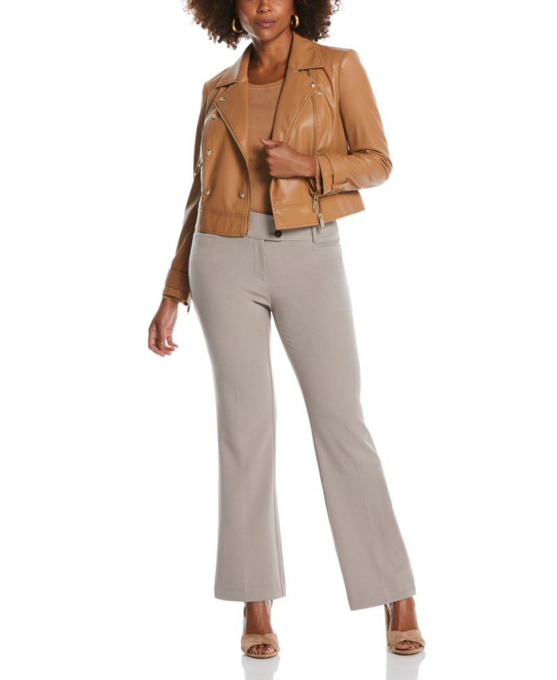 Petite Curvy Fit Boot Cut Pants