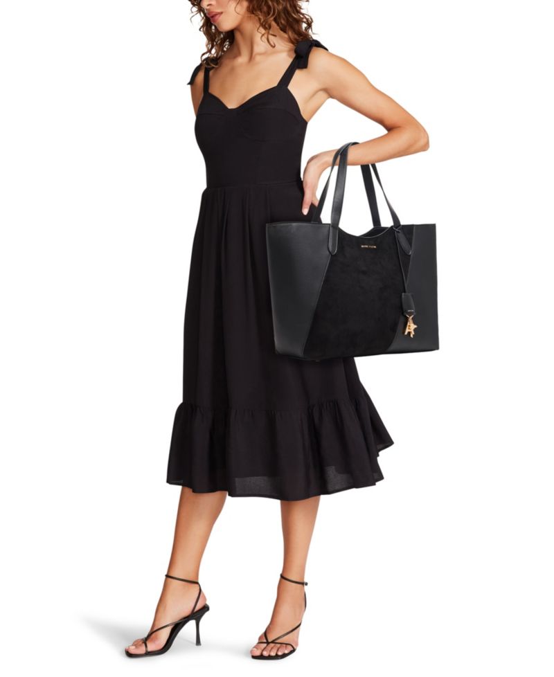 Multi Pieced Large Tote Handbag