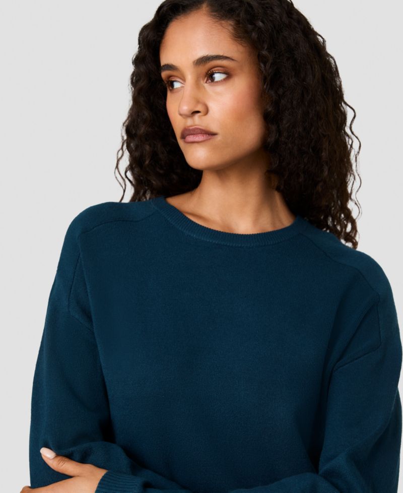 Women's Babysoft Oversized Crewneck Long-Sleeve Sweater