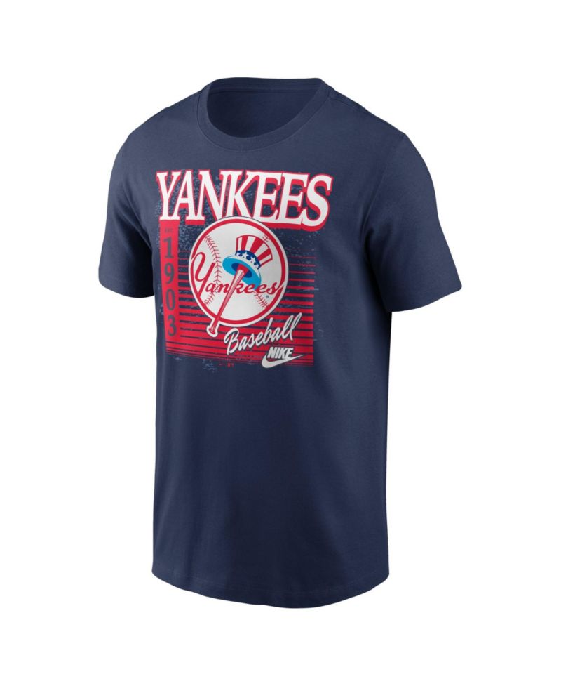 Men's Navy New York Yankees Cooperstown Logo T-Shirt