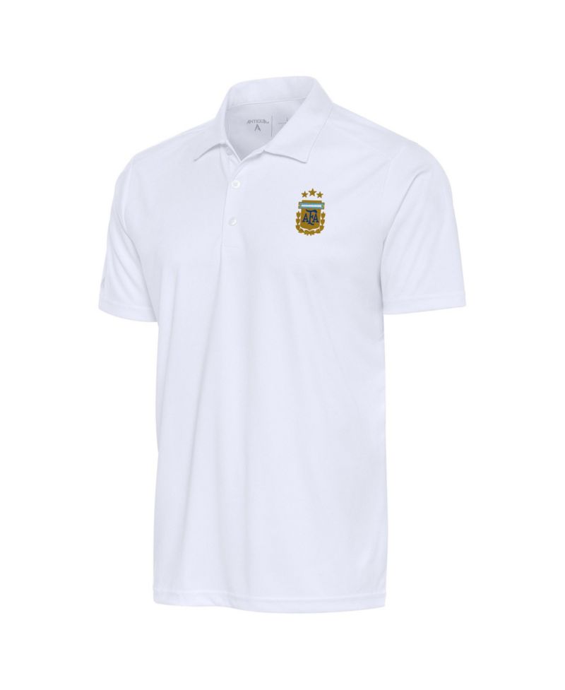 Men's White Argentina National Team Tribute Polo Shirt