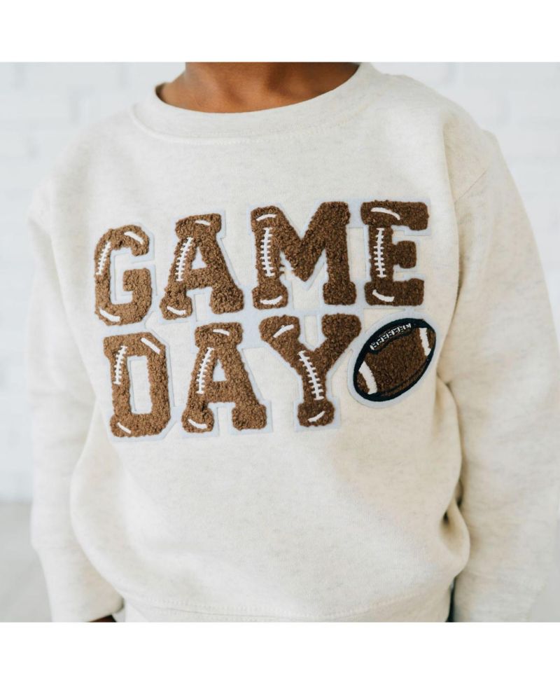 Little Boys(5-8) Game Day Patch Sweatshirt