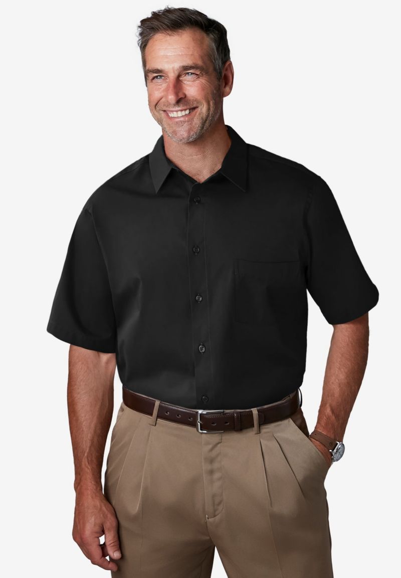 Men's Wrinkle-Free Short-Sleeve Dress Shirt