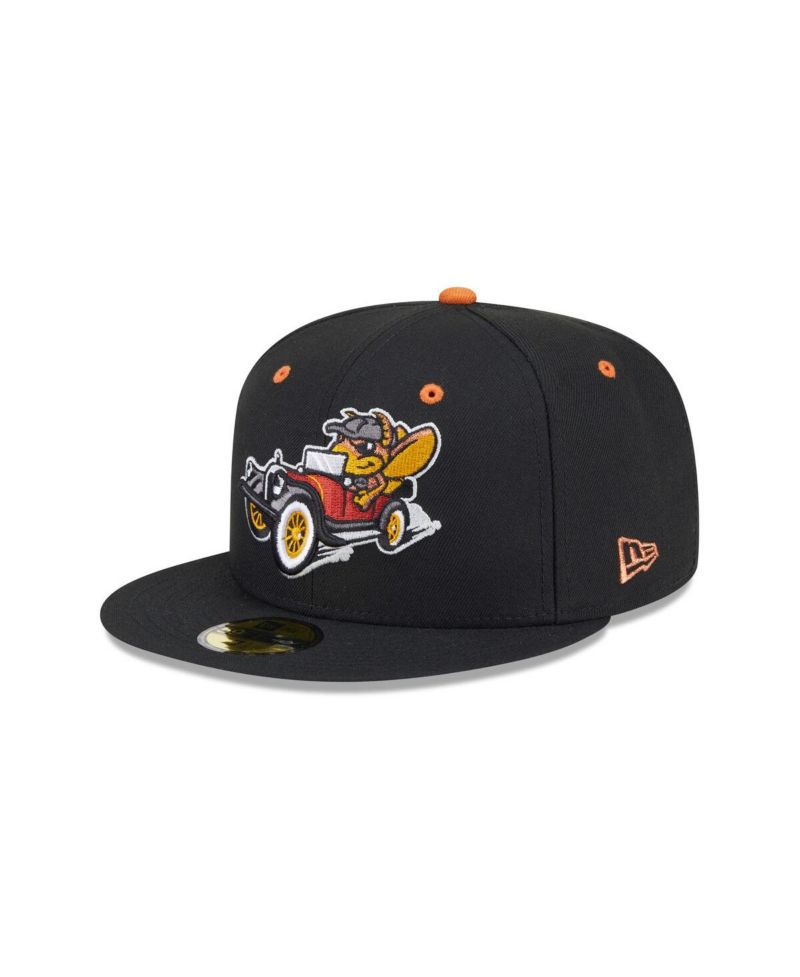 Men's Black Winston-Salem Dash Theme Nights 59FIFTY Fitted Hat