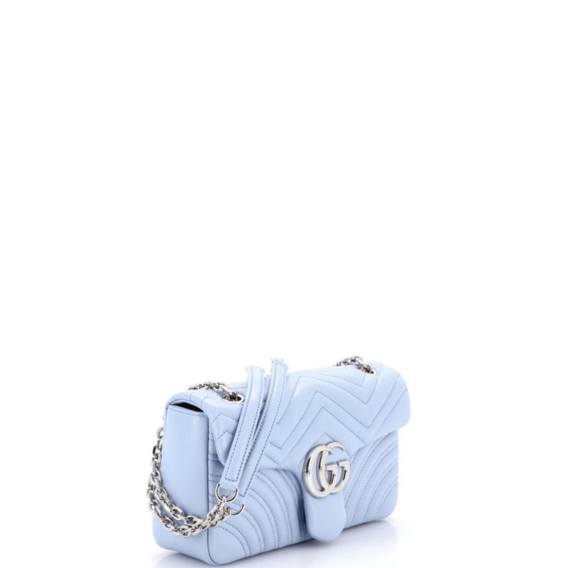 Medium GG Marmont Flap Bag Matelasse Leather