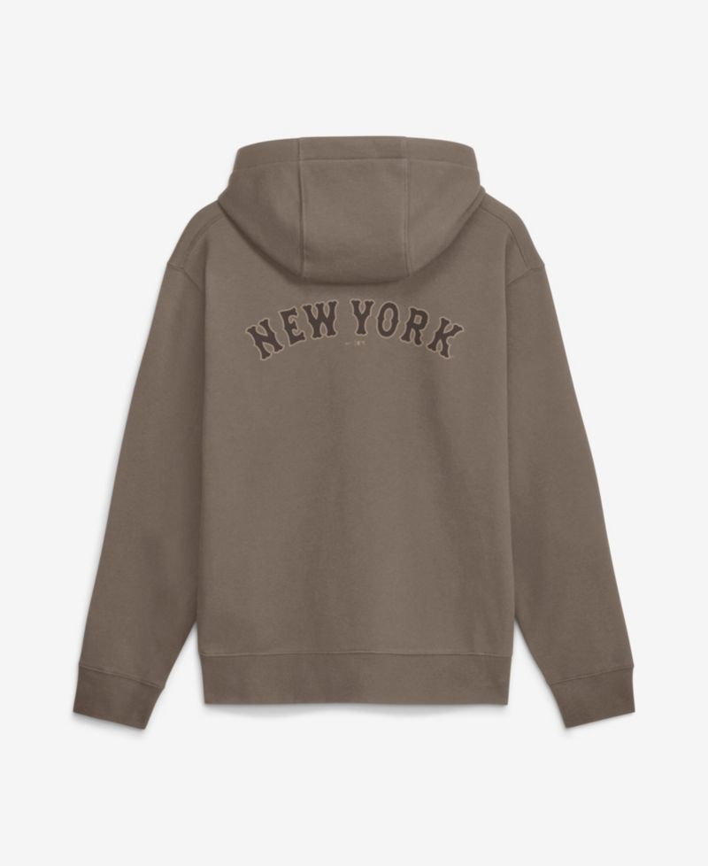 Men's Brown New York Mets Fashion Club Pullover Hoodie