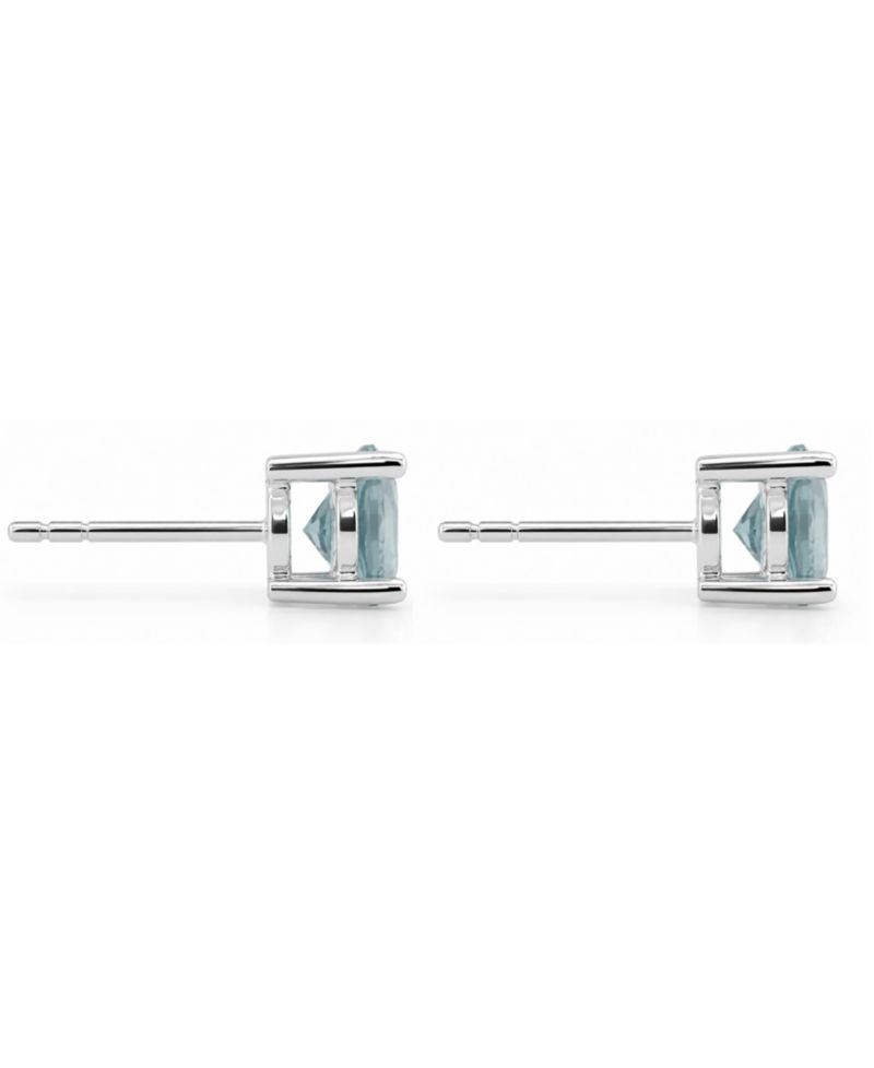 And Now This Glass Stone Stud Earrings in Silver-Plate