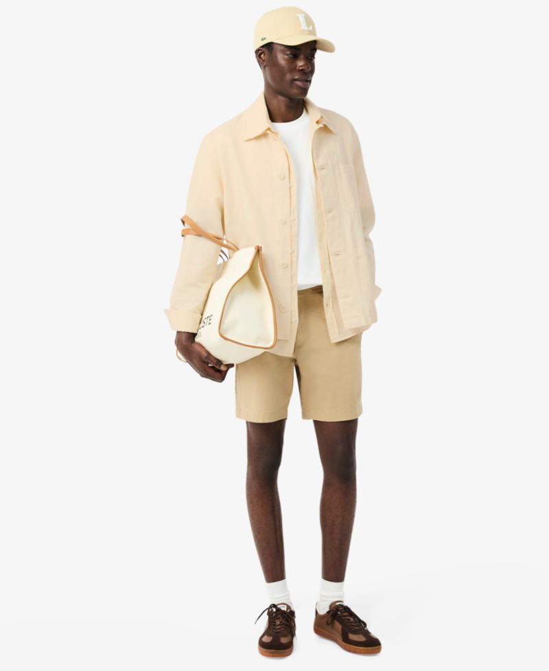 Men's Regular-Fit Logo Linen Shirt