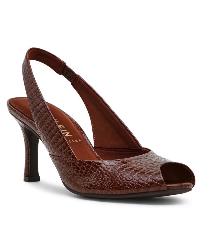 Women's Jovi Peep Toe Slingback Pumps