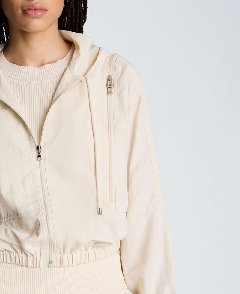 Women's Zippered Long-Sleeve Hoodie