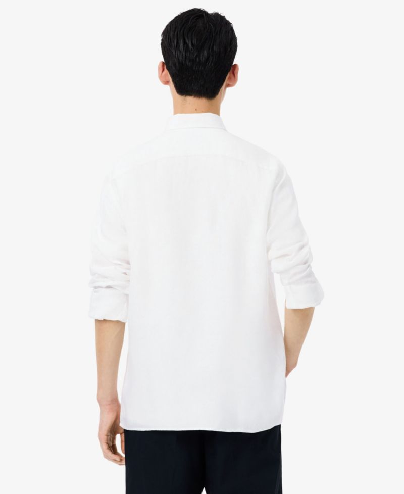 Men's Regular-Fit Long-Sleeve Linen Shirt