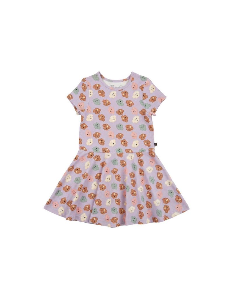 Girls' (6-12) Short Sleeve Jersey Dress
