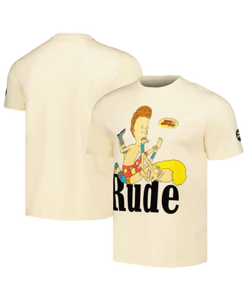 Men's Cream Beavis and Butt-Head T-Shirt