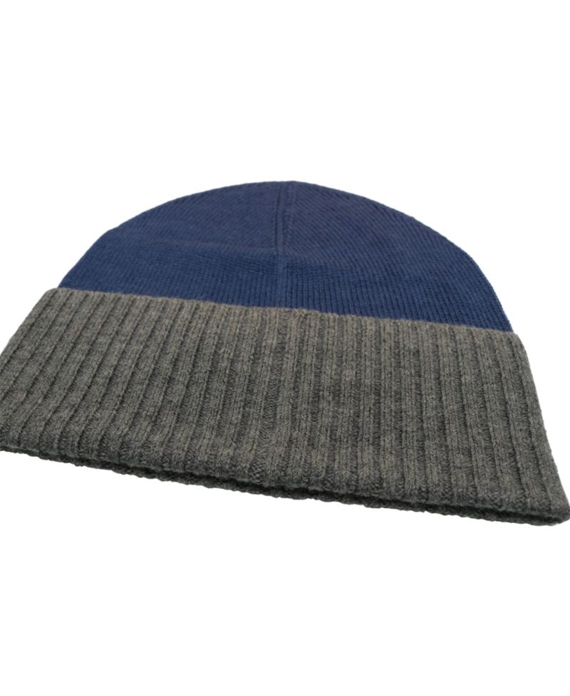 Men's Cashmere Folded Cuff Beanie Hat