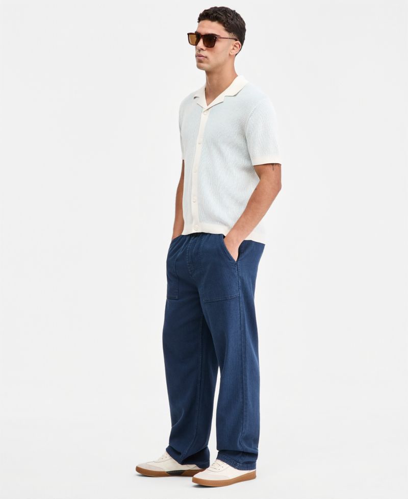 Men's Indigo Loose-Fit Jeans