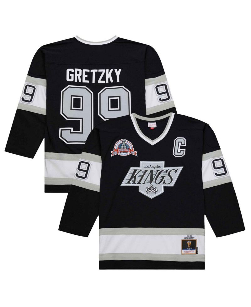 Men's Wayne Gretzky Black Los Angeles Kings 1992-93 Power Play Jersey