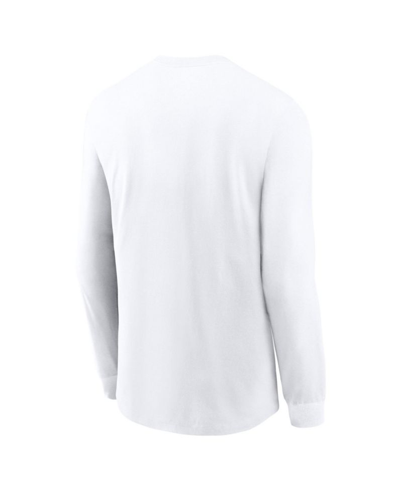 Men's White Georgia Bulldogs Whiteout Dawgs Long Sleeve T-Shirt