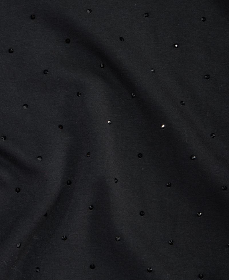 Petite Shine Embellished Hoodie