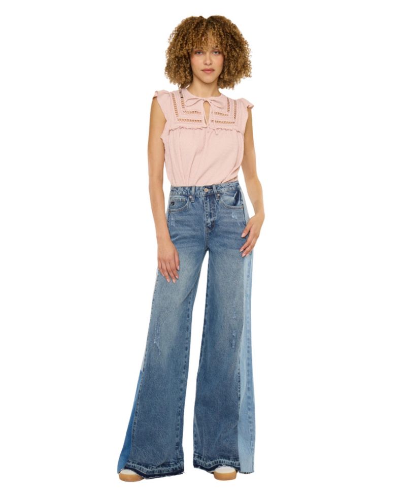 Women's Clover High Rise Wide Leg Jeans