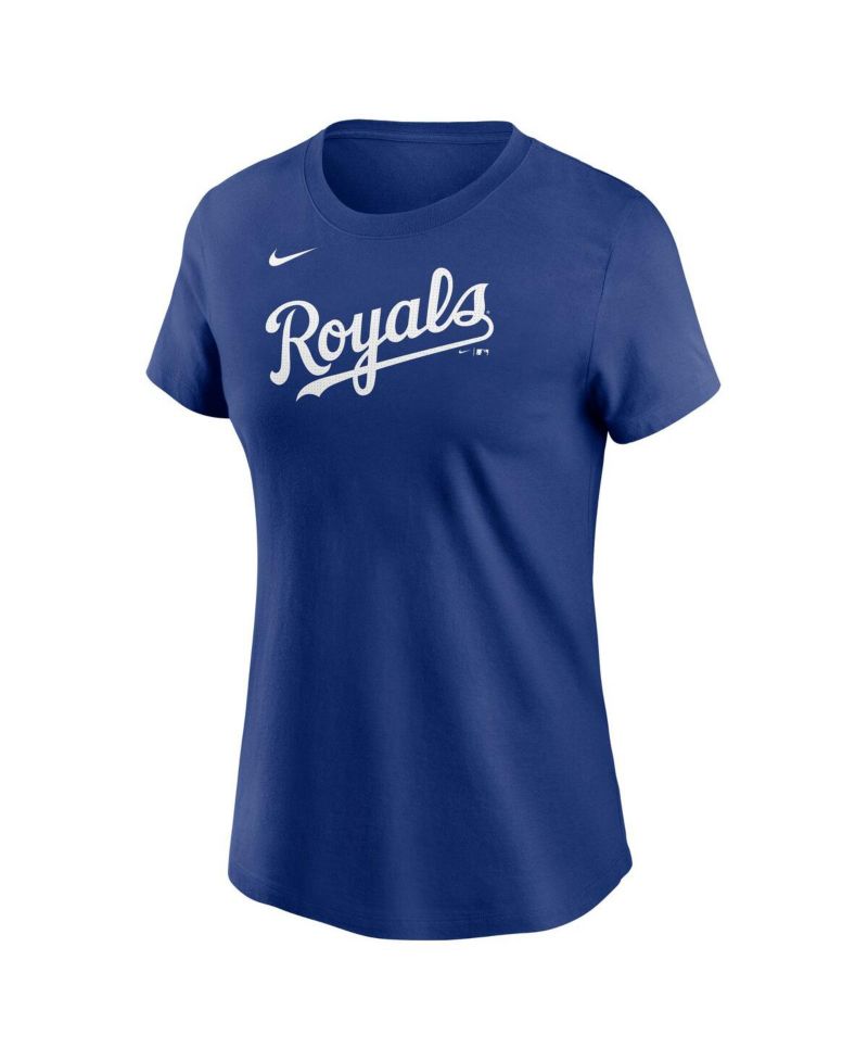 Women's Jac Caglianone Royal Kansas City Royals Fuse Name & Number T-Shirt