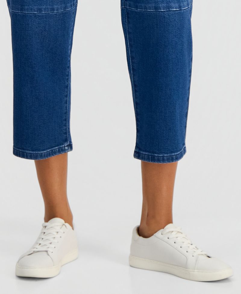 Women's High-Rise Pull-On Barrel Jeans