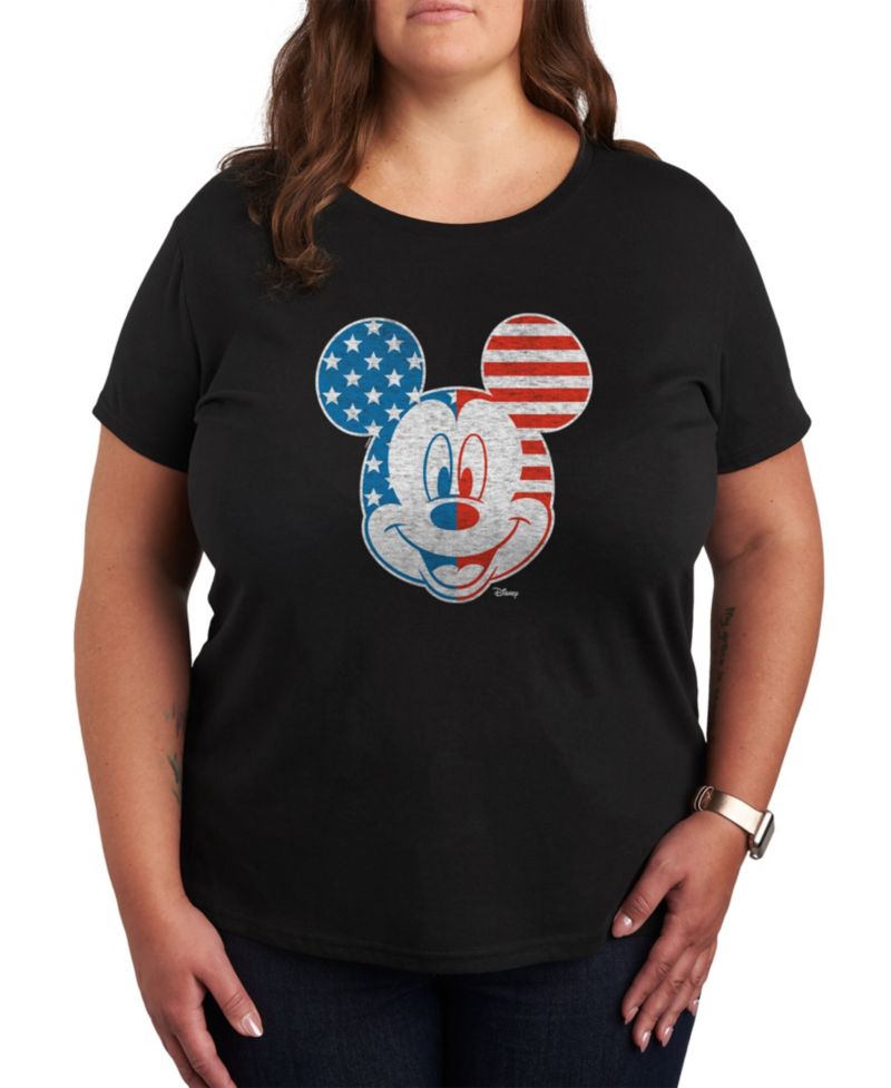 Trendy Plus Size Mickey Mouse Graphic T-shirt