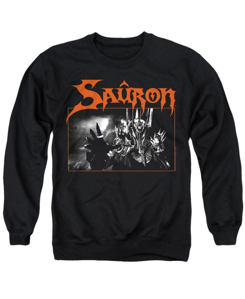 Men's Sauron Long-Sleeve Graphic Crewneck Sweatshirt