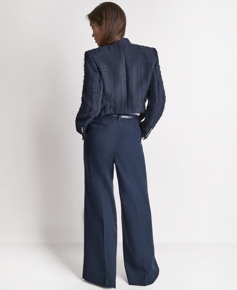 Women's Open-Front Stand Collar Jacket