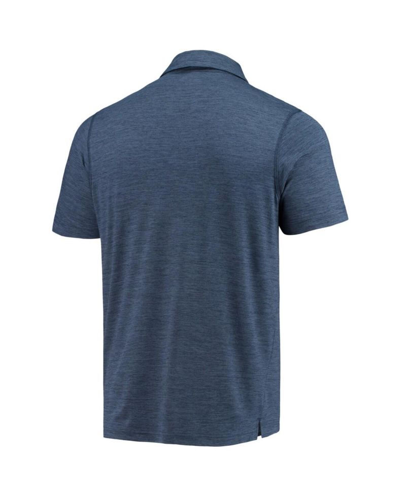 Men's Navy Auburn Tigers Tech Trail Omni-Shade Polo Shirt