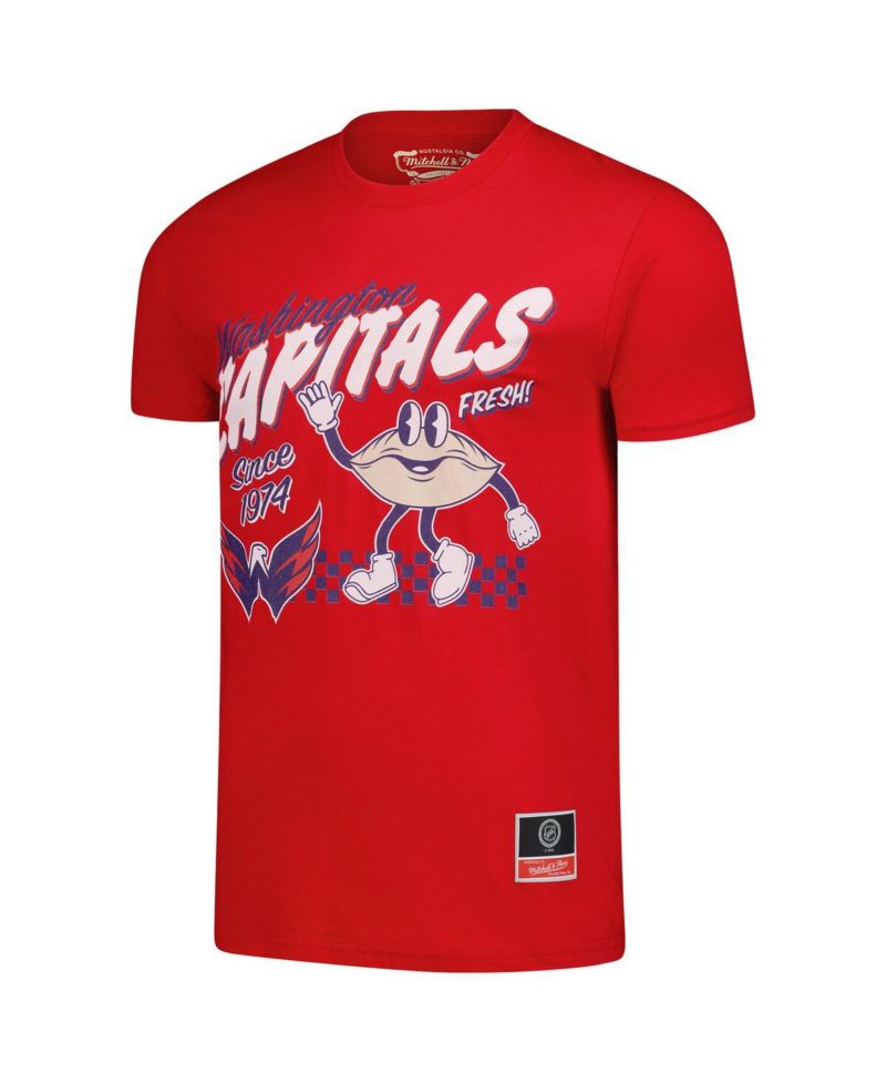 Men's Red Washington Capitals Local Food T-Shirt
