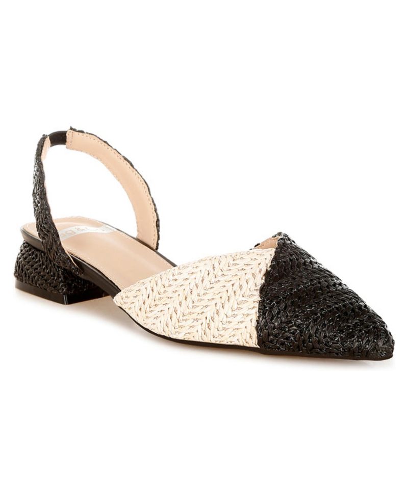 Rag and Co Womens Kinjay Pointy Toe Slingback Sandals