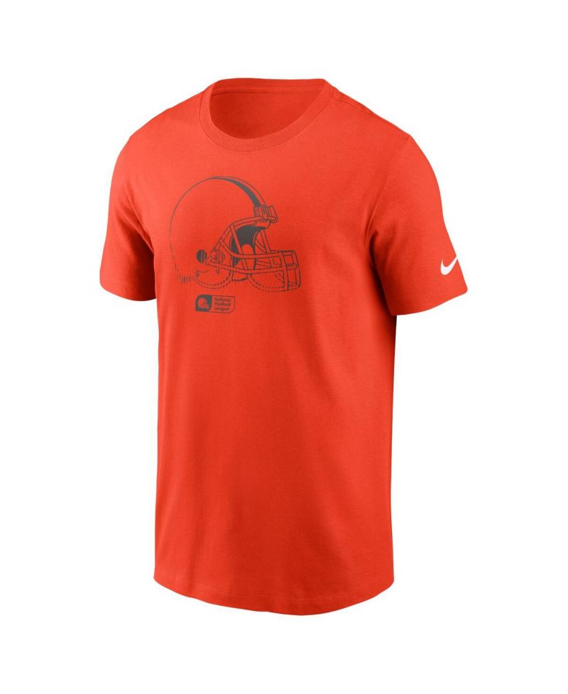 Men's Orange Cleveland Browns Faded Essential T-Shirt