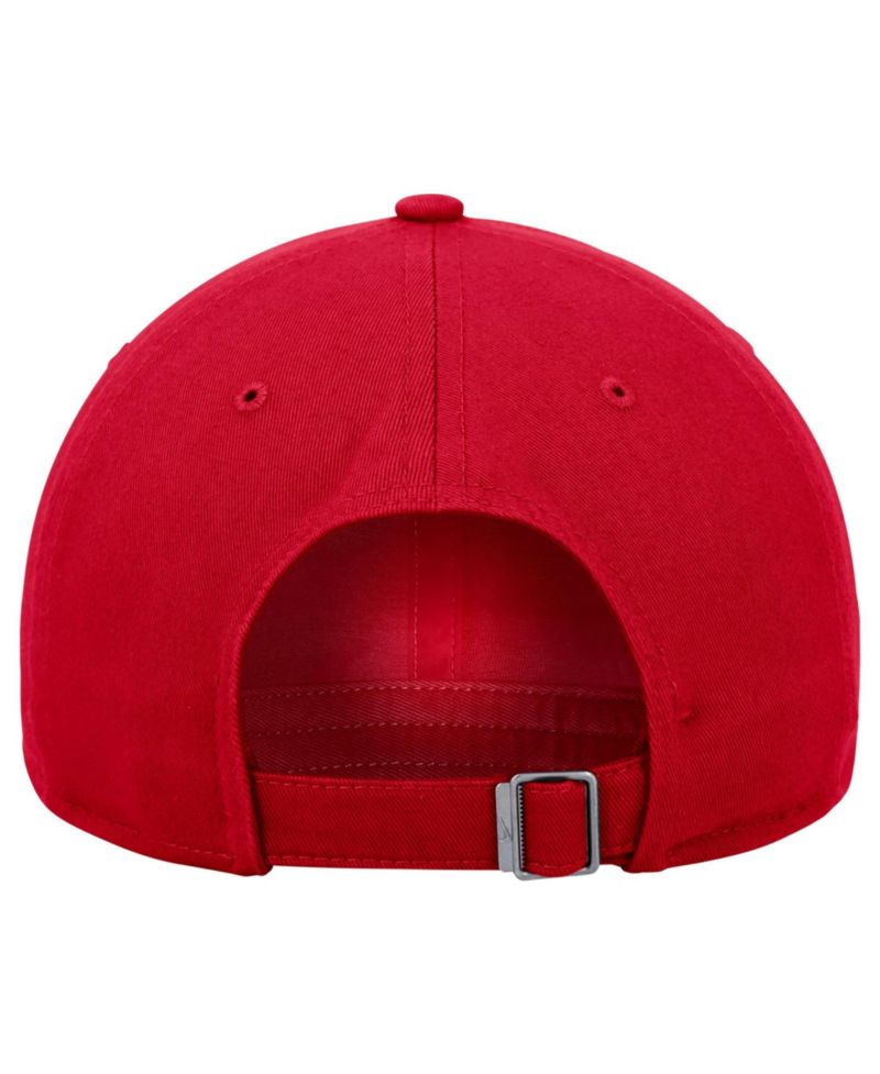 Big Boys and Girls Red U.S. Paralympics Crest Logo Club Adjustable Hat