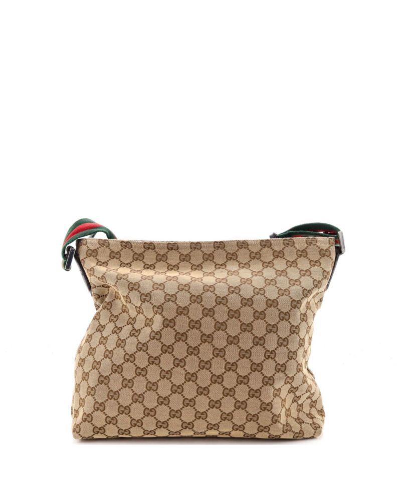 Medium Front Pocket Web Messenger GG Canvas