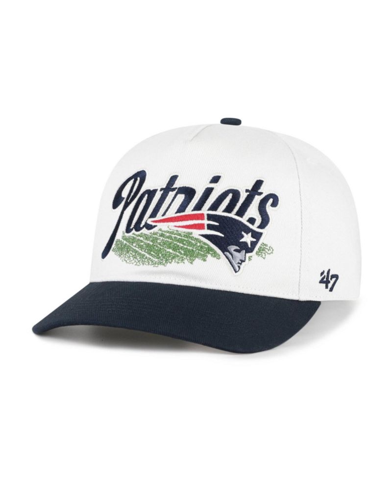 Men's Cream New England Patriots Enfield Hitch Adjustable Hat