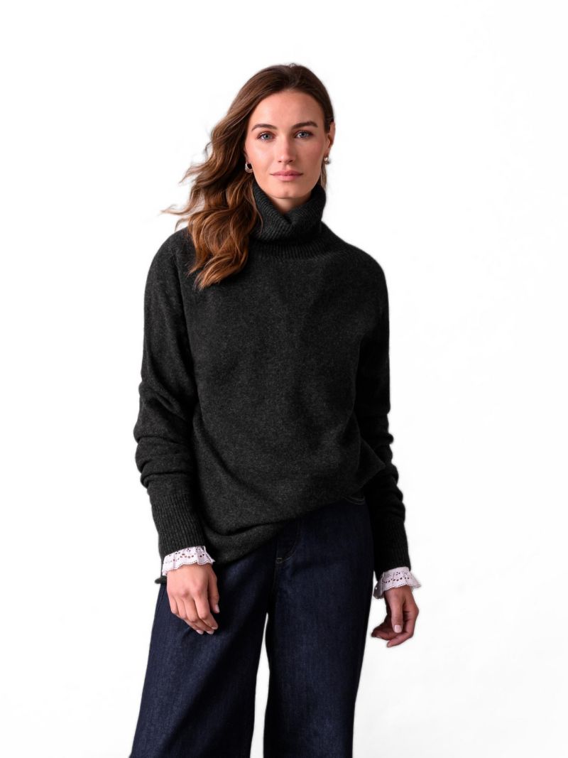 Women's Geelong Wool Slouch Turtleneck Sweater