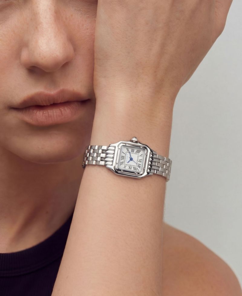 Women's Silver Paris White Face Watch