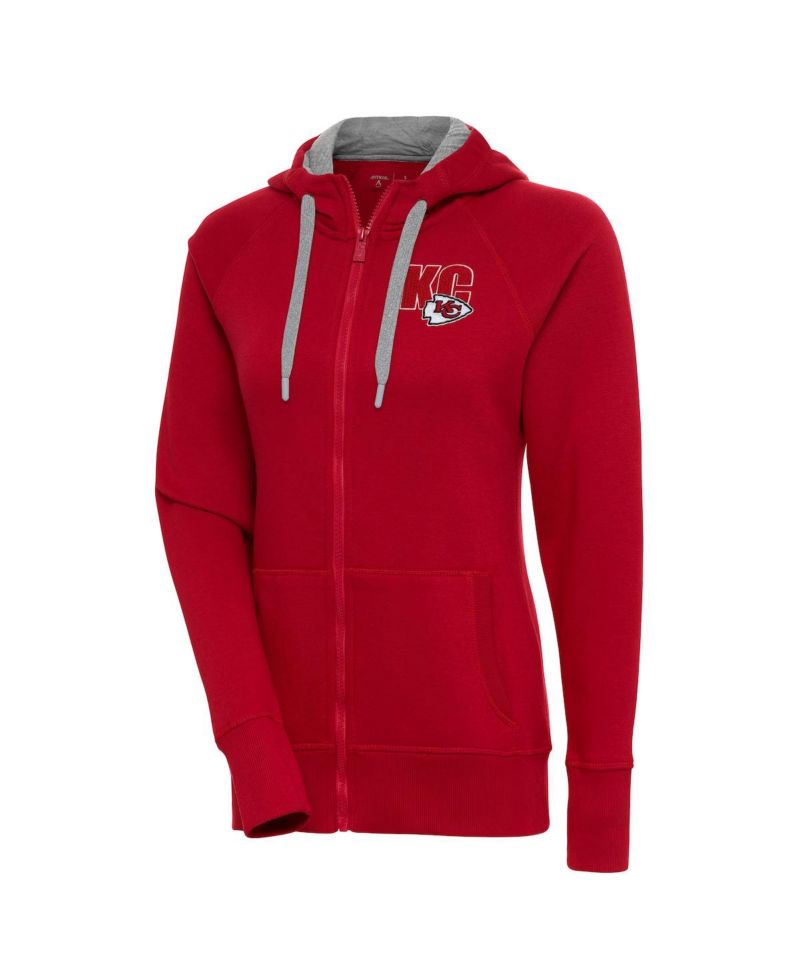 Women's Red Kansas City Chiefs Victory Full-Zip Hoodie