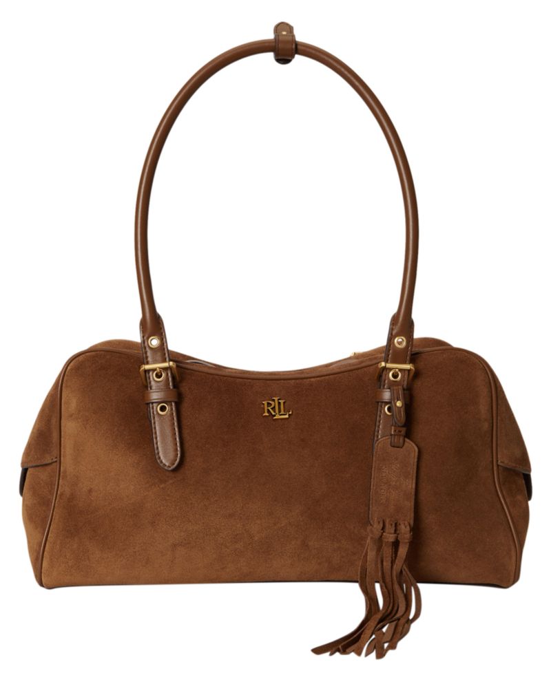 Marcy Suede Large Satchel Bag