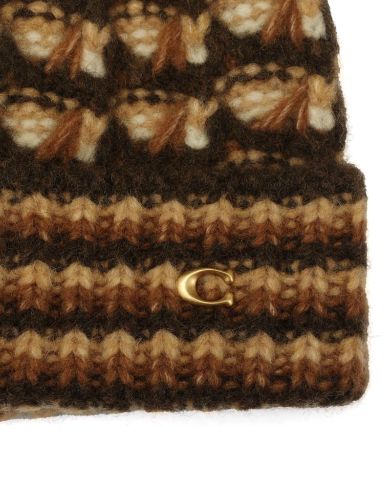 Textured Stitch Cozy Knit Beanie