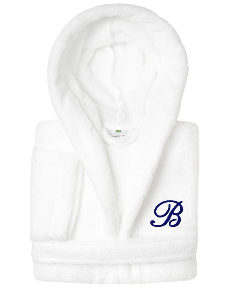 Personalized Kids Super Plush Hooded Bathrobe