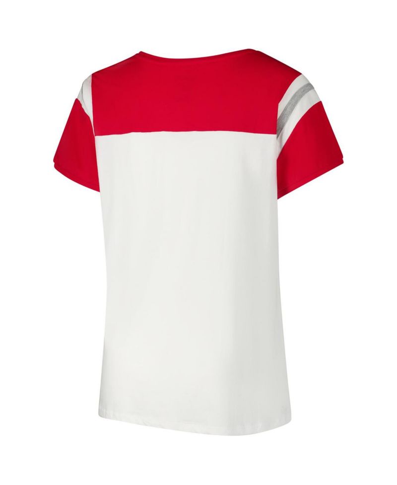 Women's White Wisconsin Badgers Plus Size Winning Gear T-Shirt