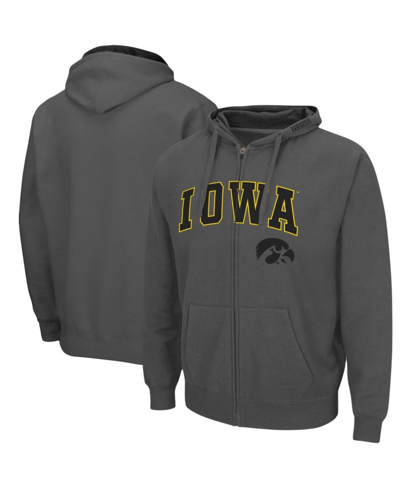 Men's Iowa Hawkeyes Arch & Logo 3.0 Pullover Hoodie