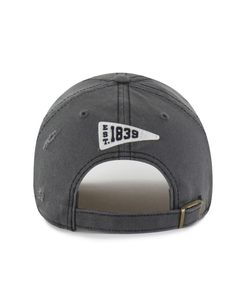 Men's and Women's '47 Charcoal Missouri Tigers Well-Worn Seymore Clean Up Adjustable Hat