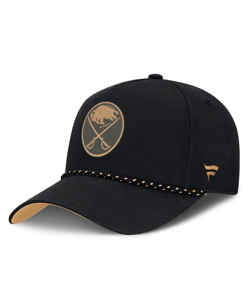 Men's Black Buffalo Sabres Military Appreciation Authentic Pro A-Frame Adjustable Hat