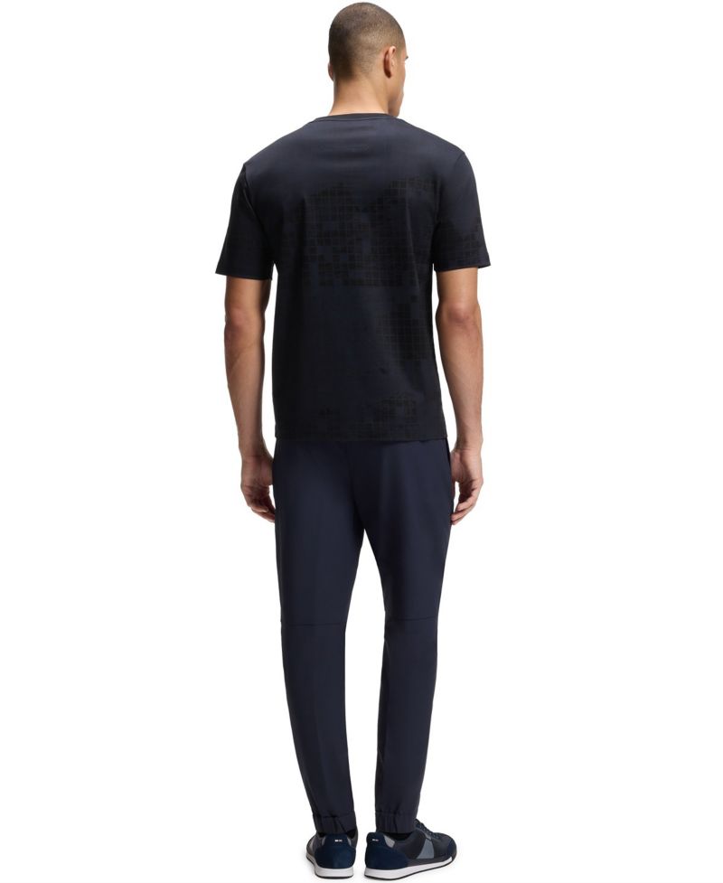Men's Mercerised-Cotton Printed Graphic T-Shirt