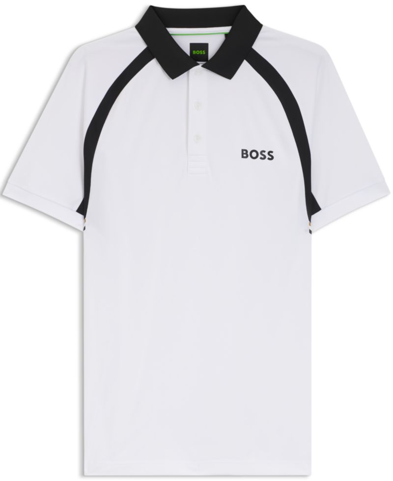 Men's Active Quick-Dry Stretch Slim-Fit Polo Shirt